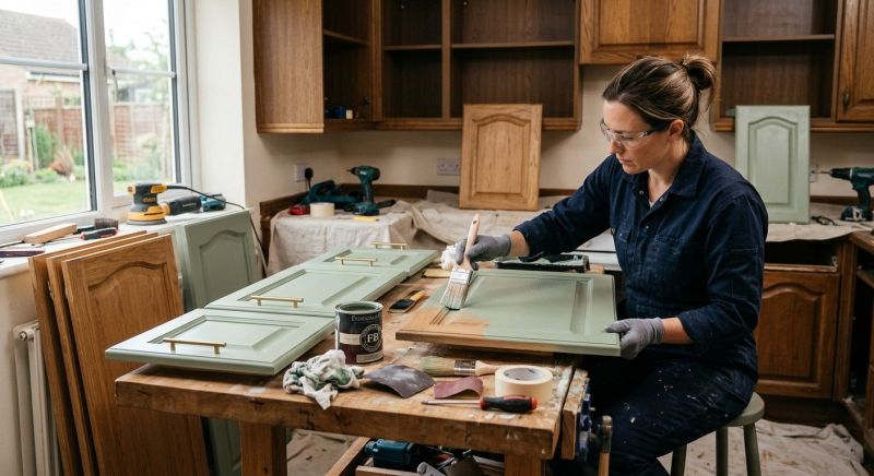 Oak Cabinet Remodeling in Lafayette, IN