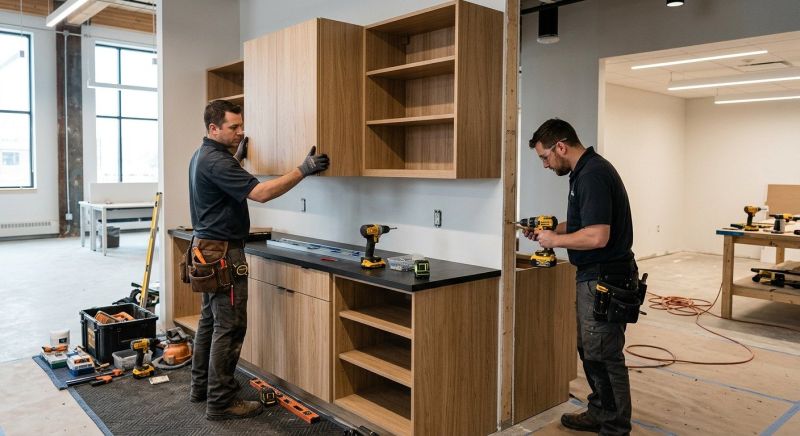 Wood Cabinet Installation in Carmel, IN