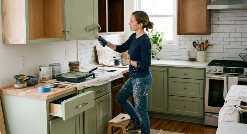 Oak Cabinet Remodeling in Terre Haute, IN