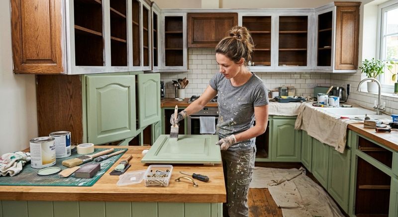 Oak Cabinet Remodeling in Kokomo, IN