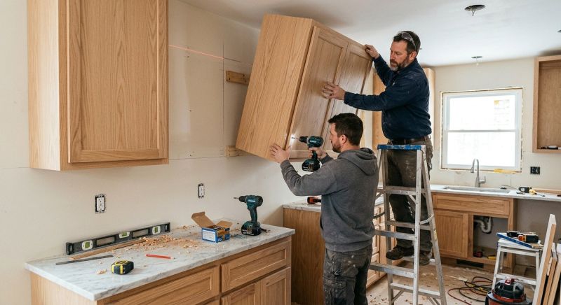 Rustic Cabinets Installation in Bloomington, IN