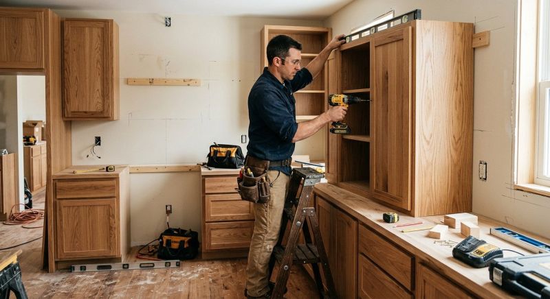 Rustic Cabinets Installation in Muncie, IN